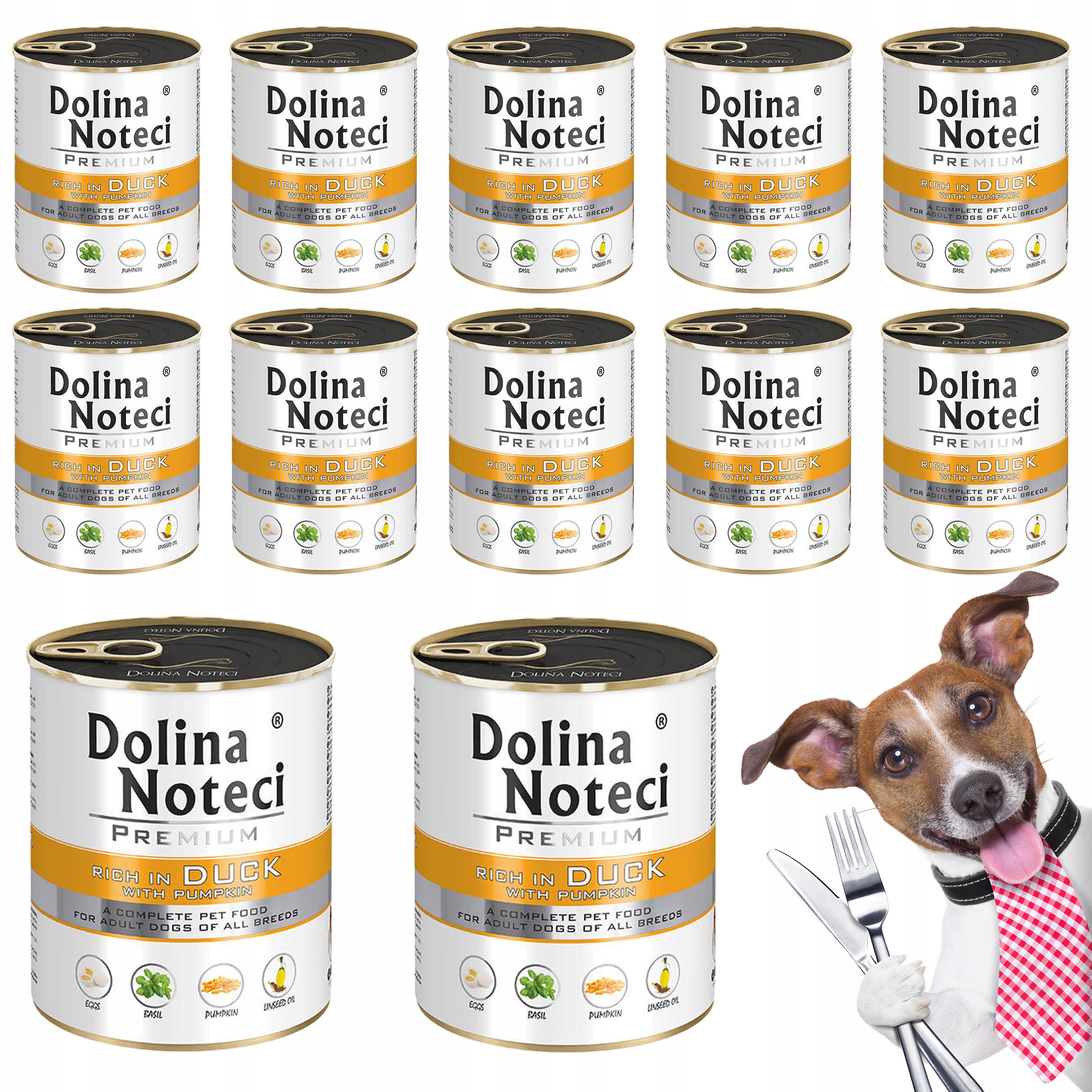 Dolina Noteci Premium Krmivo pro psa Kachna 12 x 800 g