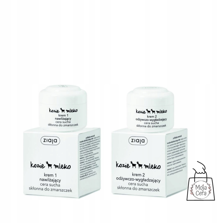 

Ziaja zestaw kozie mleko krem 1 krem 2