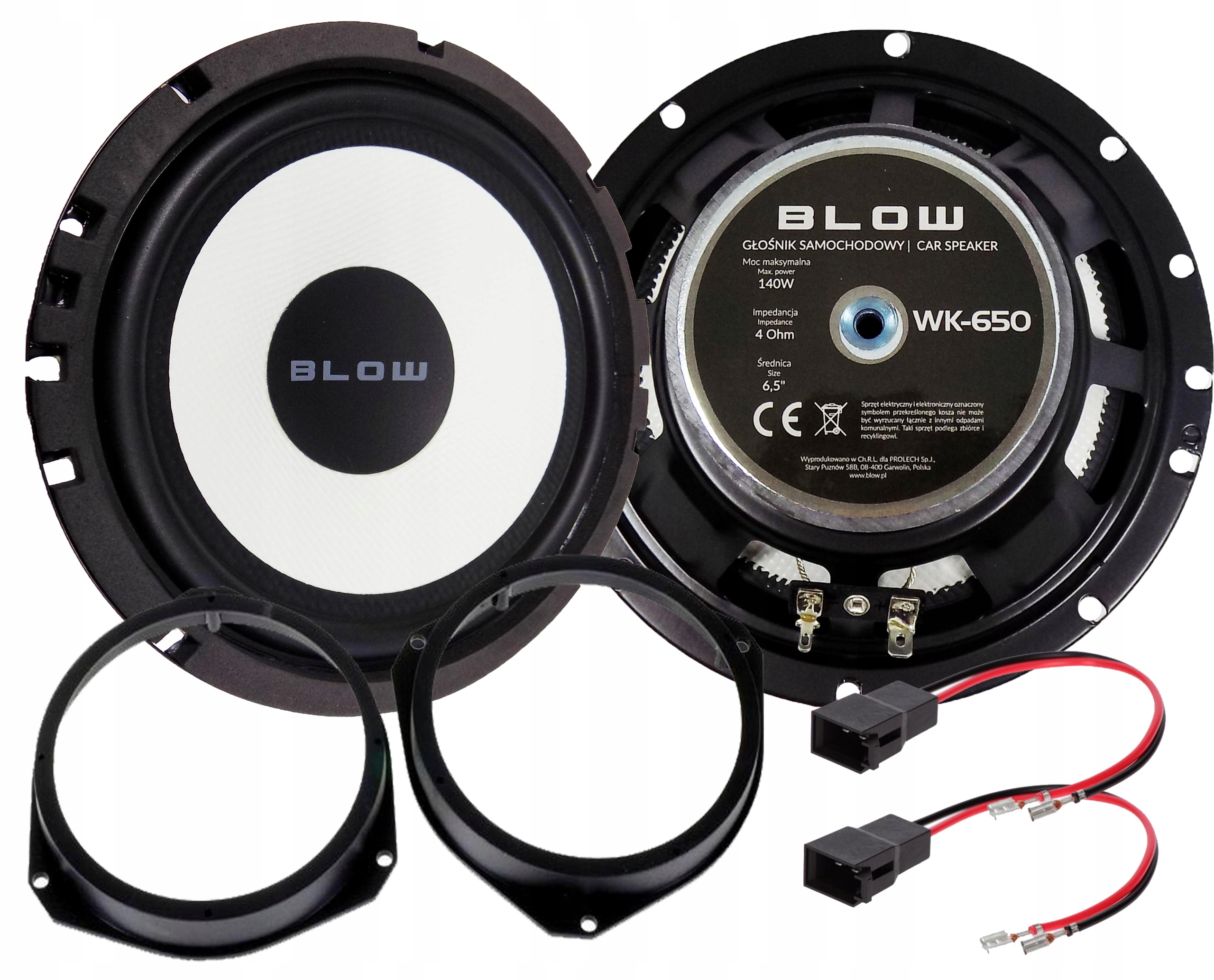 BLOW GŁOŚNIKI BASOWE CITROEN JUMPER FIAT DUCATO