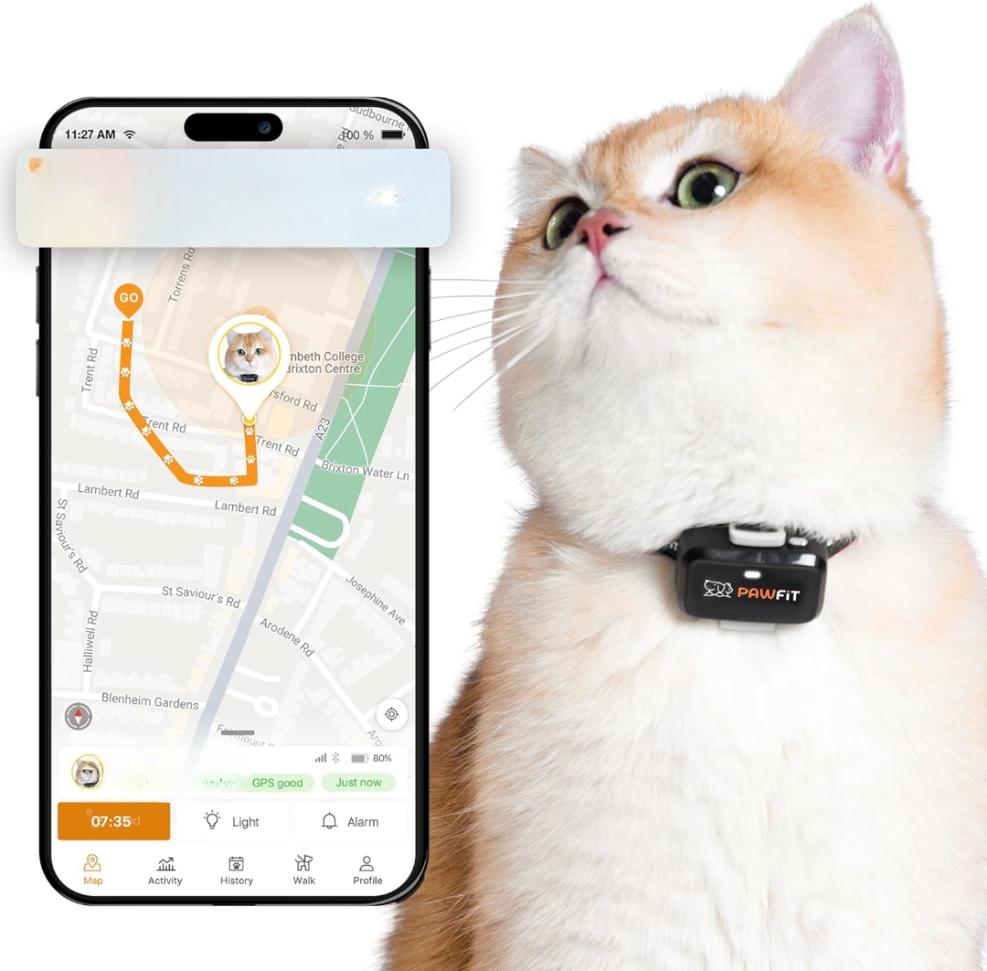 Gps Lokátor Sledovací Páska Pro Kočky Pawfit Bezpečnostní Lokátor