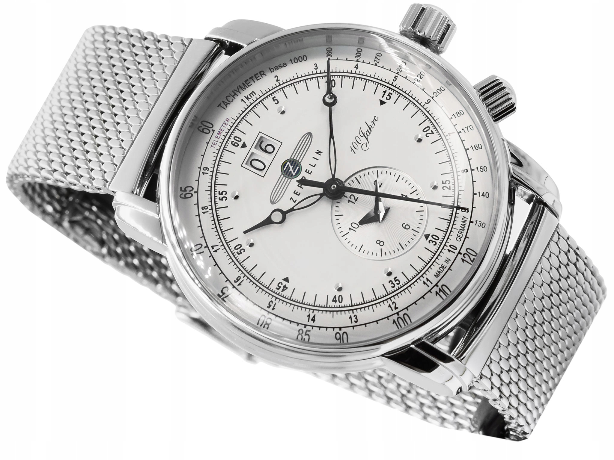 Pánské Zeppelin Hodinky 7640M-1 100 Jahre Data Gmt