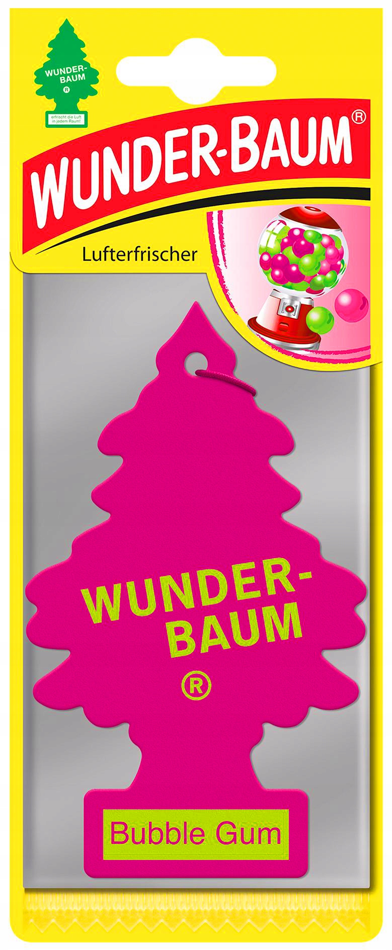 WUNDER BAUM CHOINKA ZAPACHOWA - BUBBLE GUM