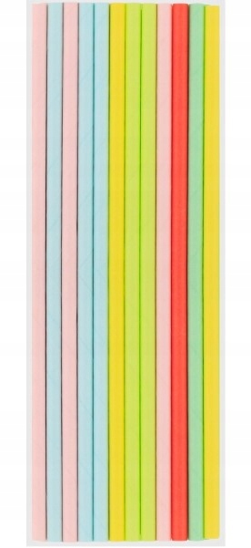 Słomki BIO RURKI papierowe do picia kolorowe mix EAN (GTIN) 5902973151428