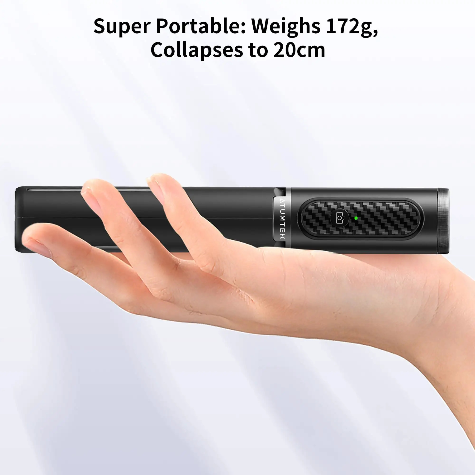 Statyw do selfie stick Bluetooth 3 w 1 ATUMTEK Model Kijek Selfie Stick uchwyt zdjęć do telefonu statyw