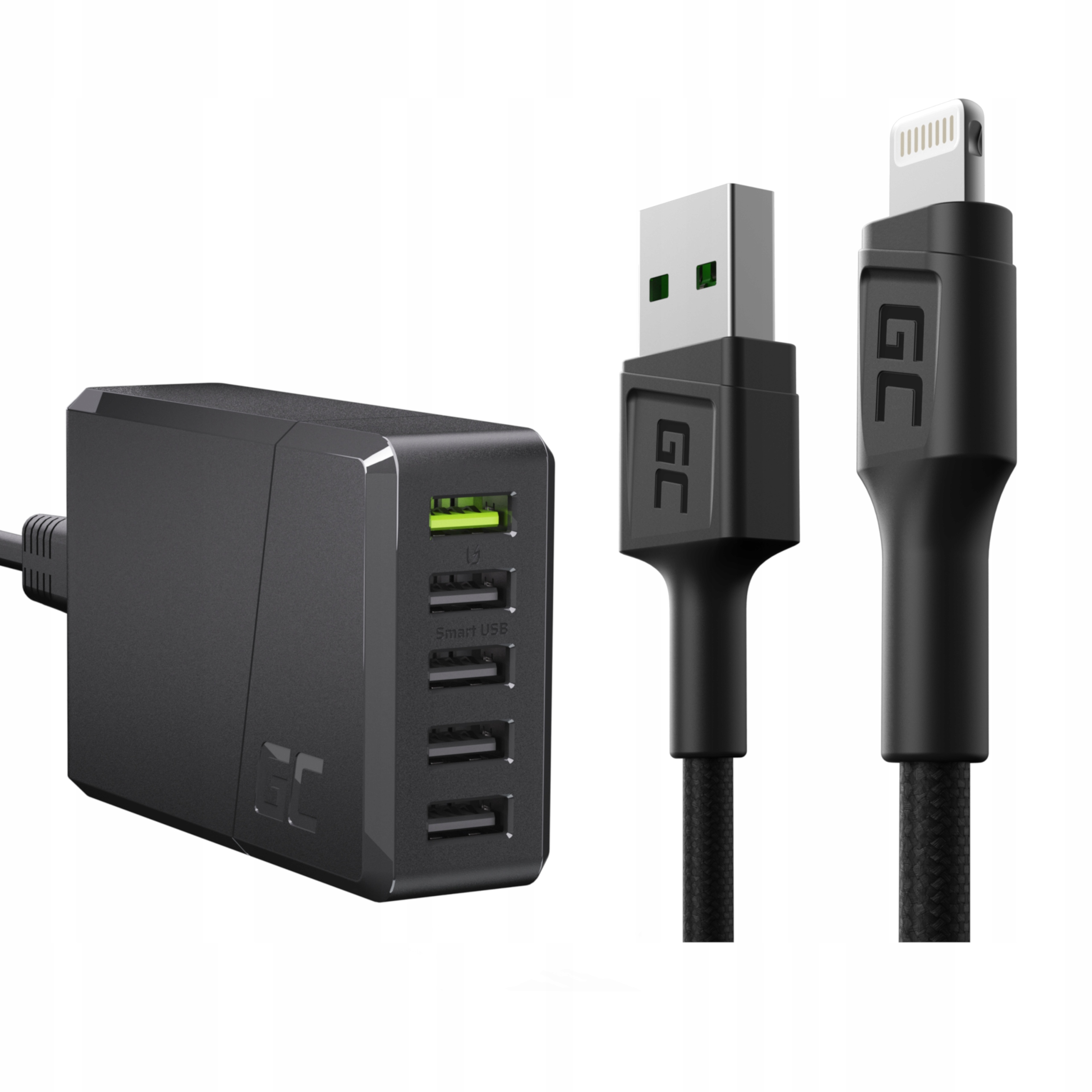 

Ładowarka 5xUSB Kabel Led do iPhone X 11 12 13