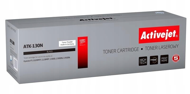 Activejet ATK-130N Toner (zamiennik Kyocera TK-130; Supreme; 7200 stron; cz
