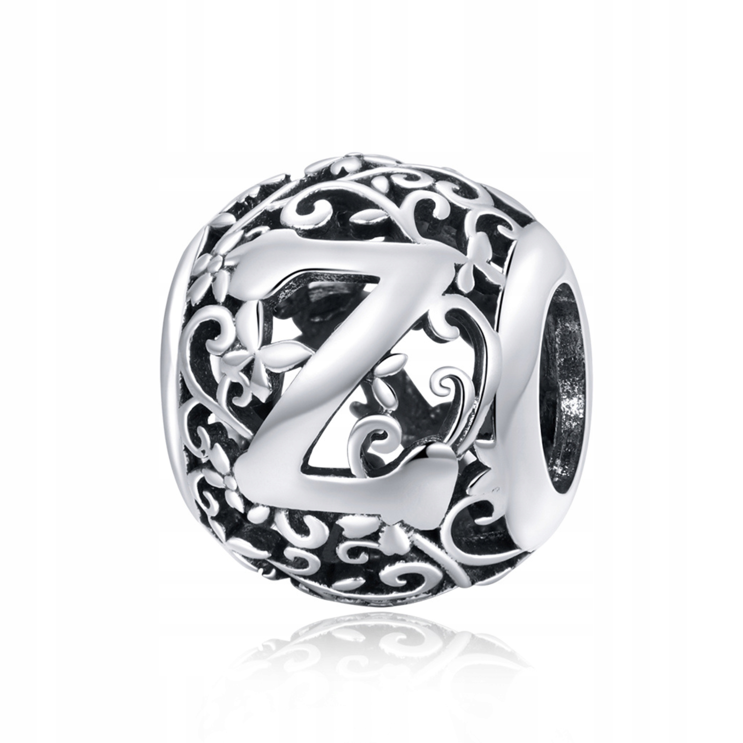 

Charms Zawieszka Litera Z Srebro 925 Moda Trusky