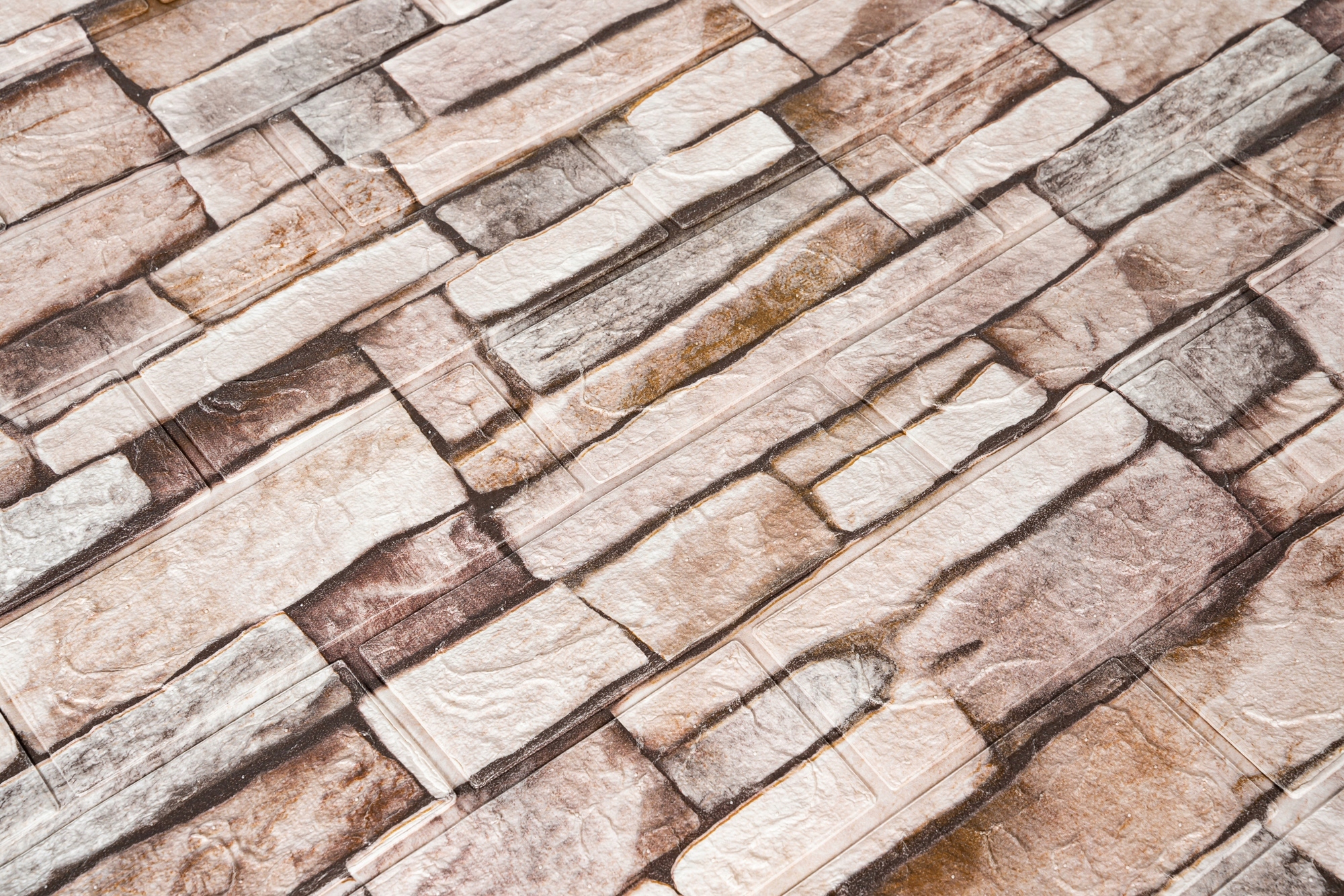 10x PANELE 3D ŚCIENNE SAMOPRZYLEPNE PIANKA XPE CEGŁA BEŻOWA TAPETA 77x70cm Marka Heckermann