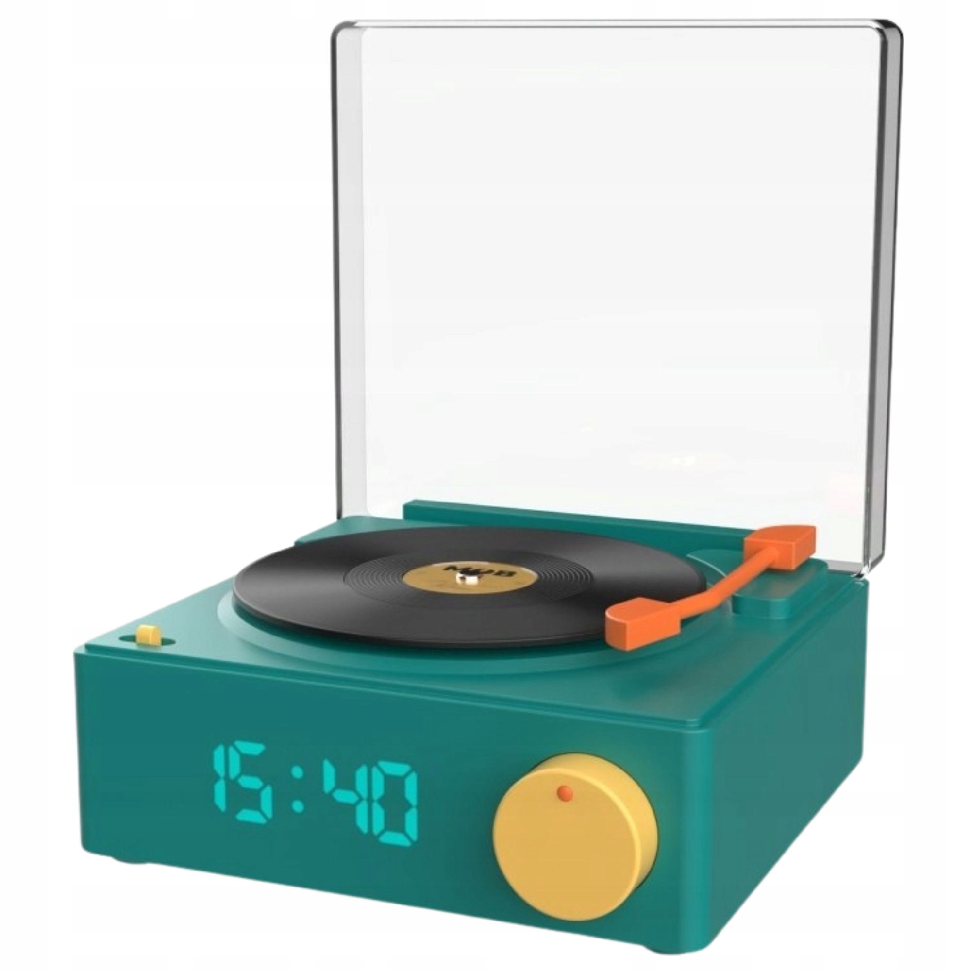 Bluetooth reproduktor s bezdrátovým budíkem Přenosný Mob Gramofon Dárek