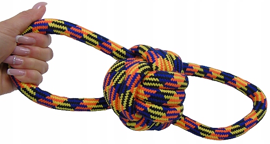 

Bawełniany Pleciony sznurek piłka zabawka dla psa