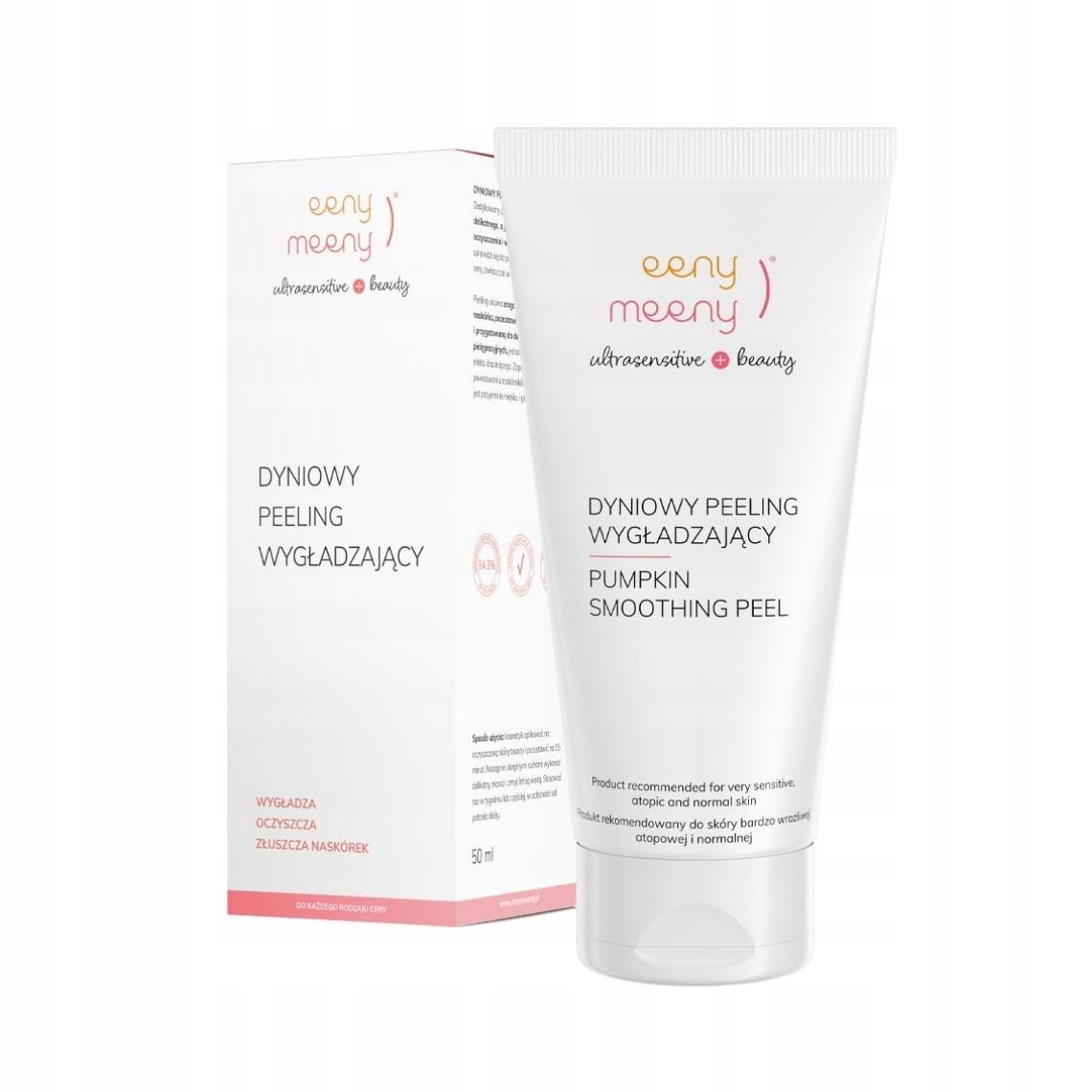 

eeny meeny, Dyniowy peeling wygładzający, 50 ml