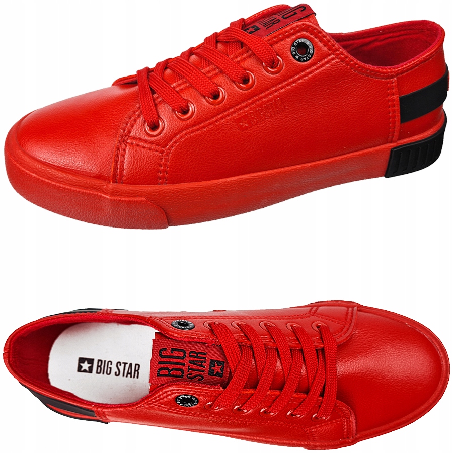 

Czerwone trampki damskie Big Star buty FF274176 38