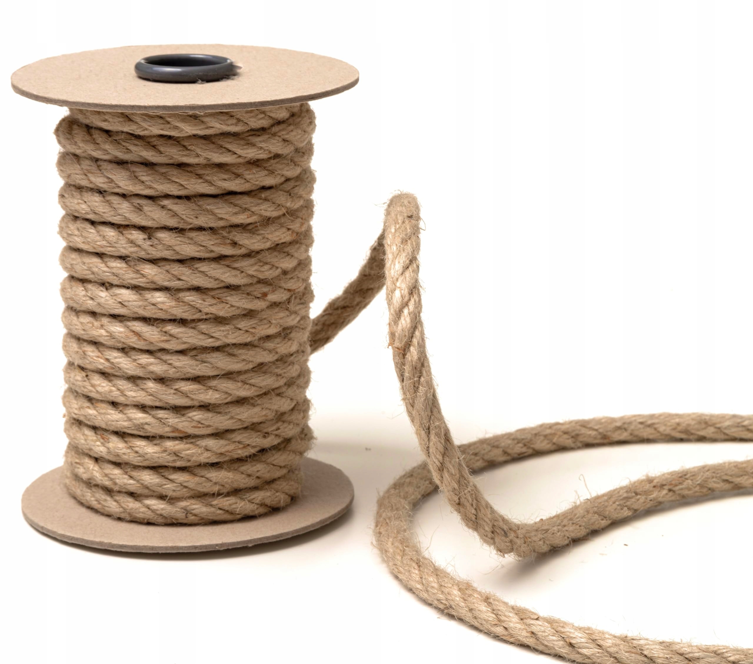 Jutové lano BKshop 18 mm x 30 m. Silné, dekorativní, námořnické!