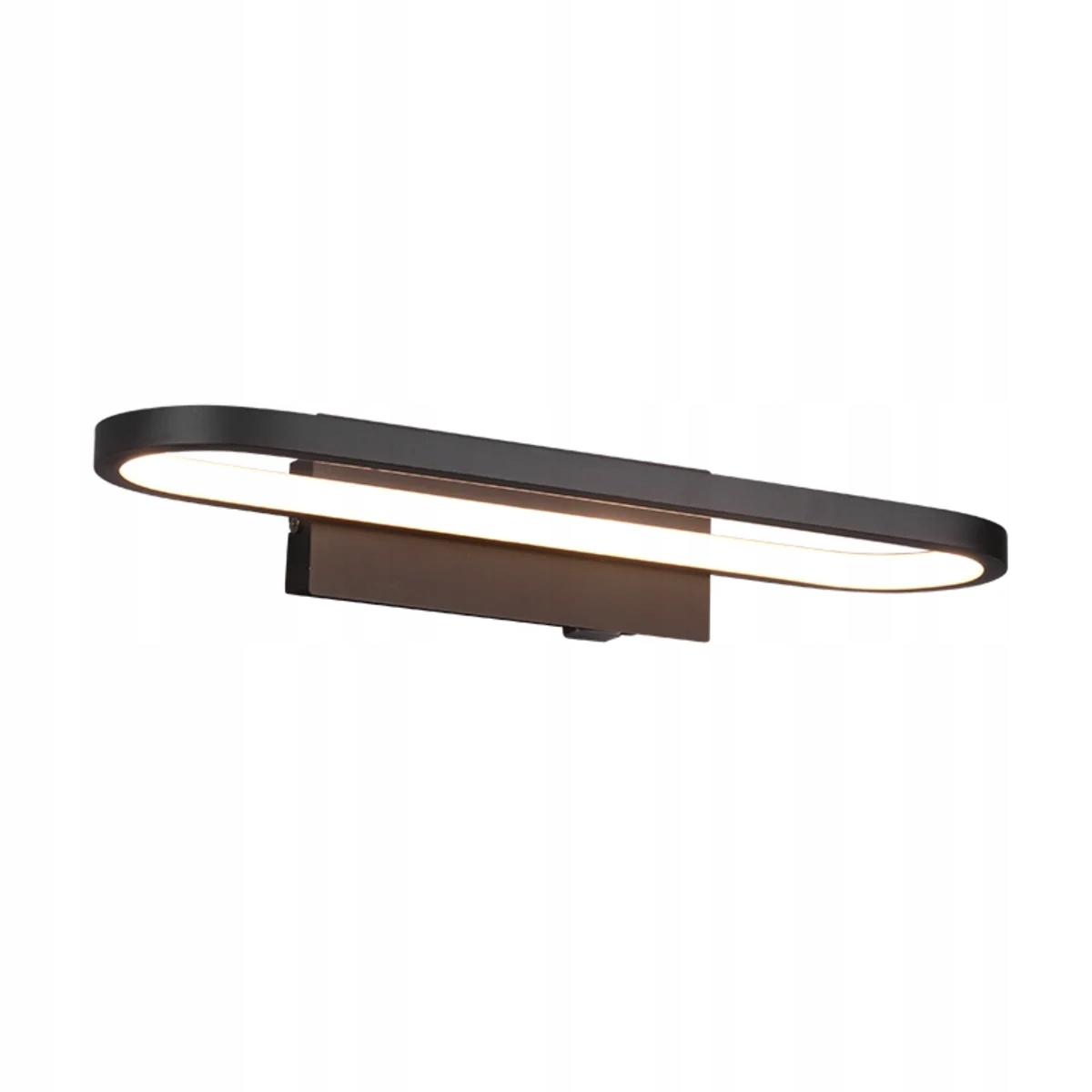 Trio Led nástěnná lampa Gianni 17W, IP44, černá, 1700lm, 3000K