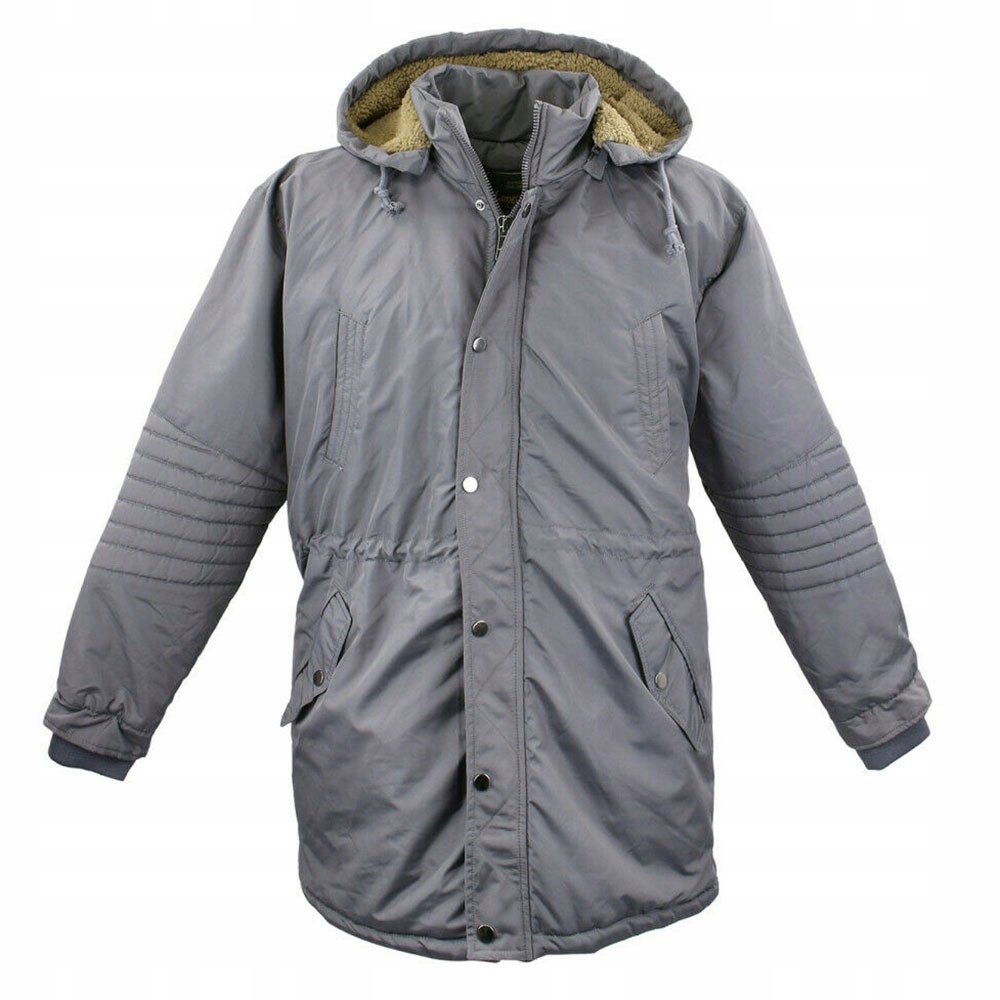 Lavecchia bunda pánská LV-700-1 nadměrná velikost 6XL šedá