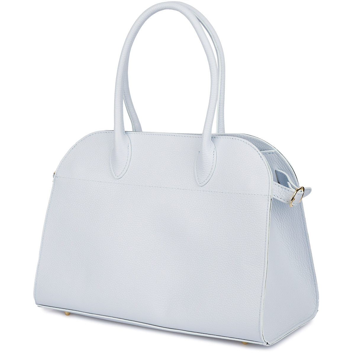 Dámská klasická kožená kabelka, prostorná, velká, velikost A4, italská kůže přes rameno