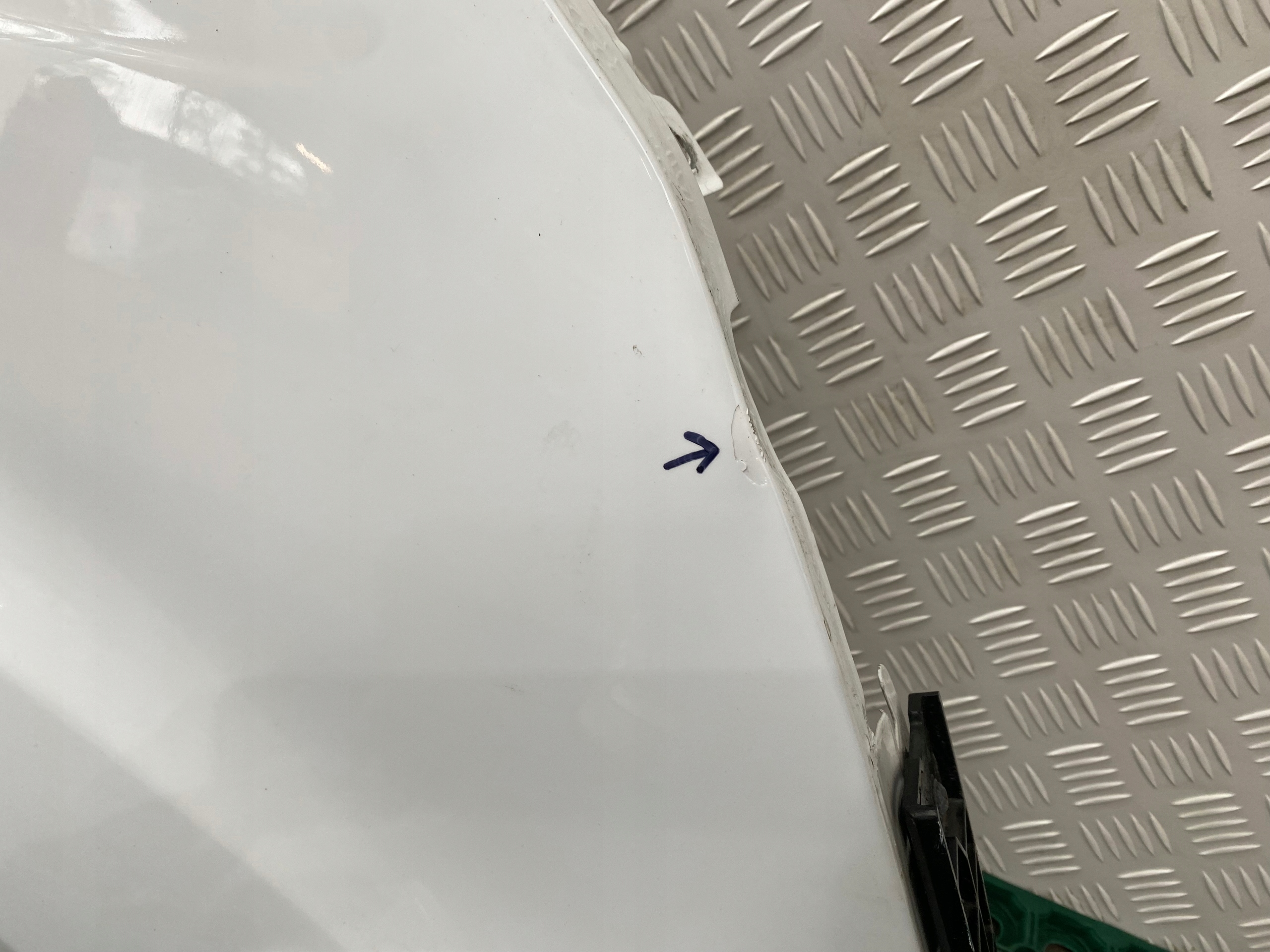 FORD TRANSIT MK8 13-25 fender front right front FROZEN WHITE OE