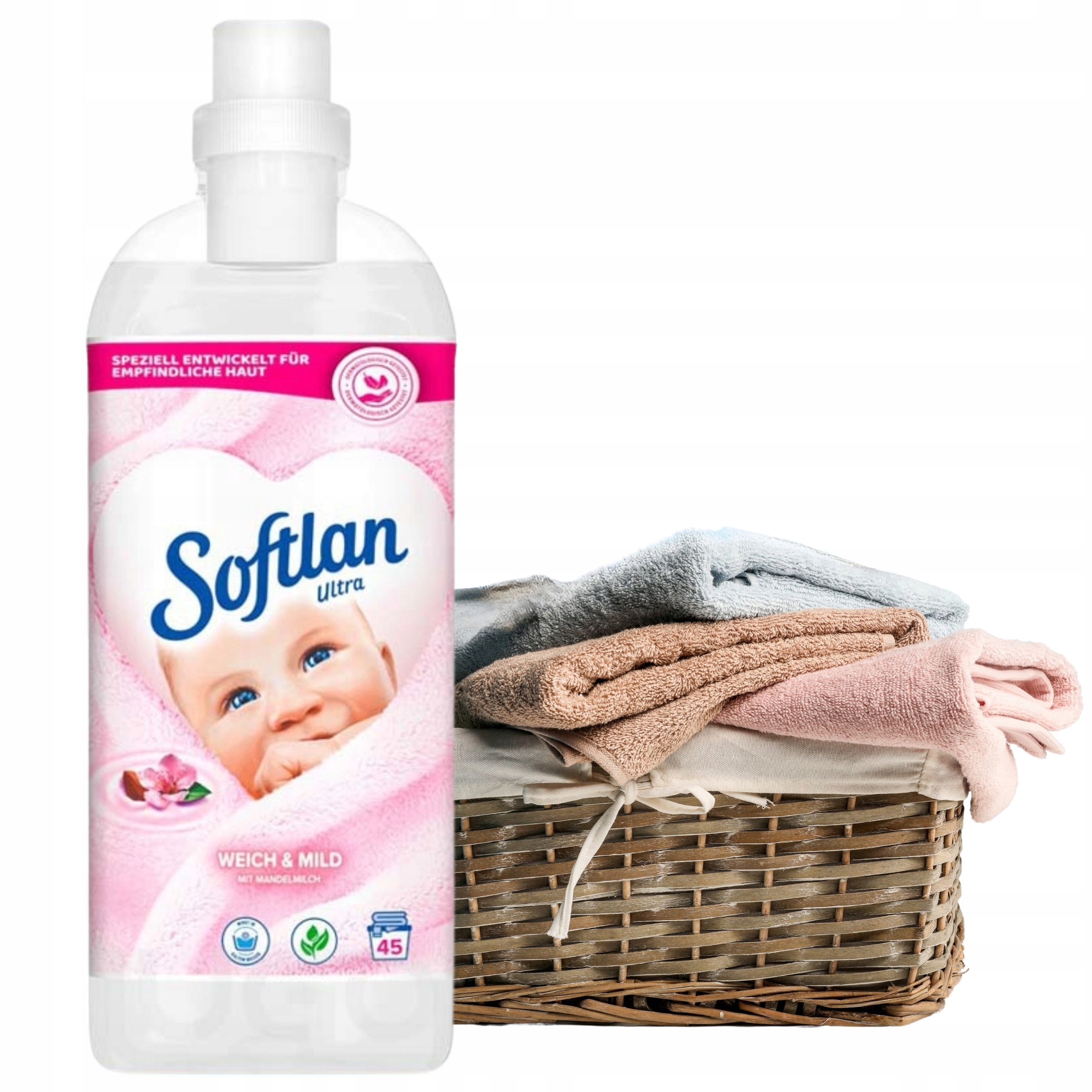 Softlan Weich & Mild Płyn do Płukania 45 prań — 9