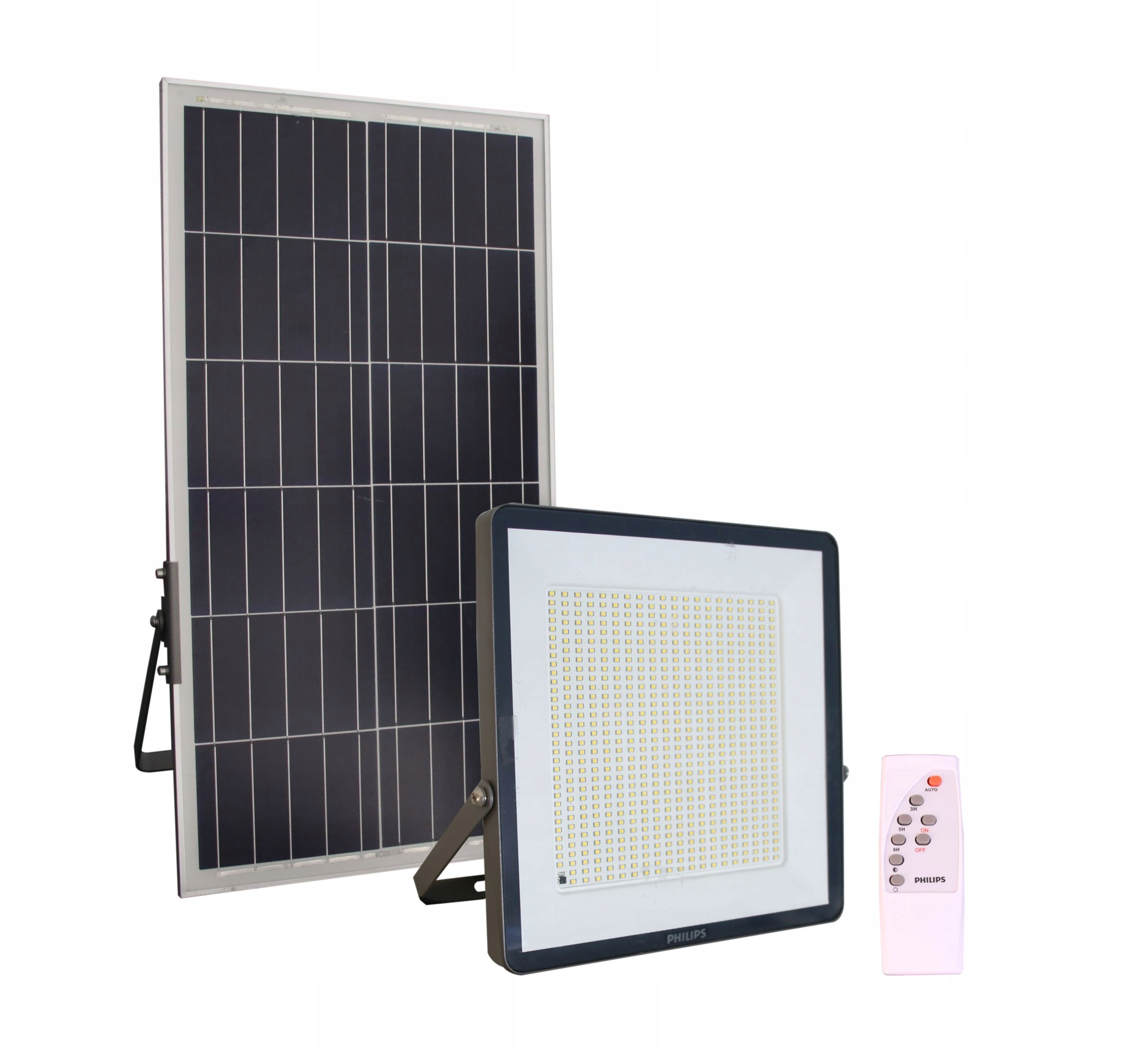 Solární pouliční Led reflektor Philips se senzorem soumraku 32W Lampa