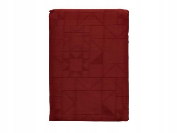 Kuchynský obrus Star Damask Red, 140 x 370 cm