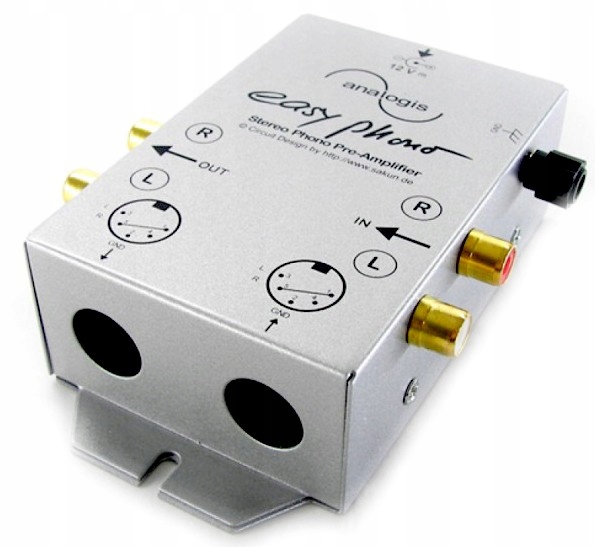 EASY PHONO ANALOGIS Przedwzmacniacz gramofonowy MM