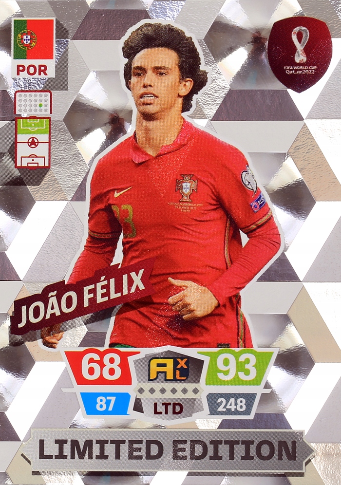 Joao Felix Limited karta mała World Cup Qatar 2022