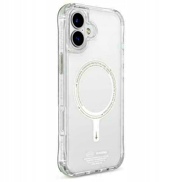 Pouzdro Skinarma pouzdro pro iPhone 16 6,1" s magnetickým nabíjením, zelená, noční záře