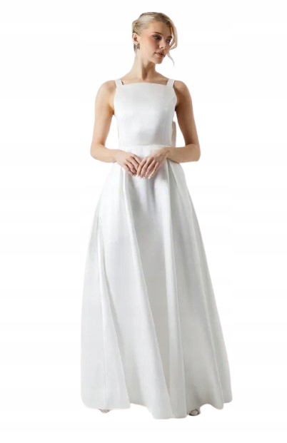 Coast Svatební Sukně Bílá S Rovným Výstřihem A Ramínky 40 1HKJ