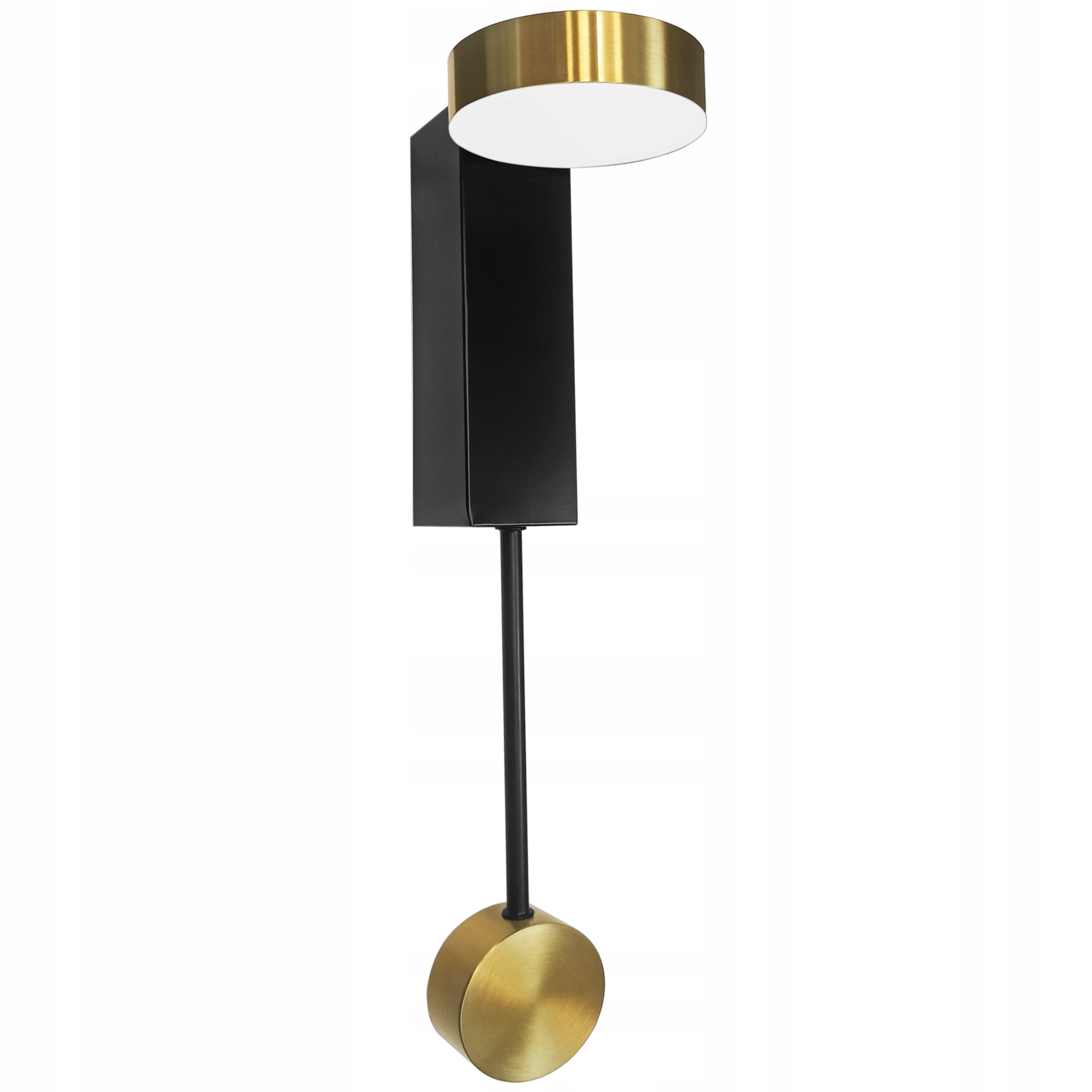 Nástenná Lampa Led Čierna Zlatá Brúsená Do Obývačky Zlatá Toolight