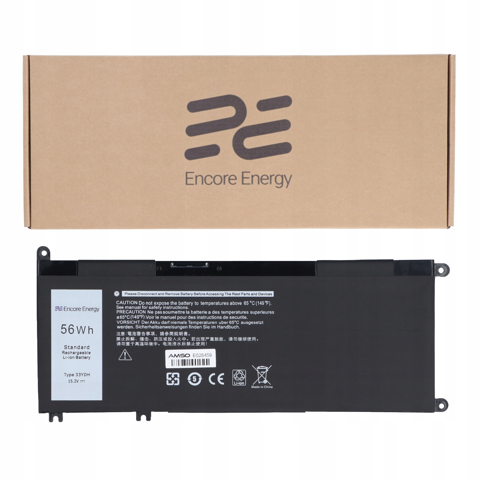 Baterie 33YDH pro notebook Dell Latitude 3380 3480 3490 56Wh Encore Energy