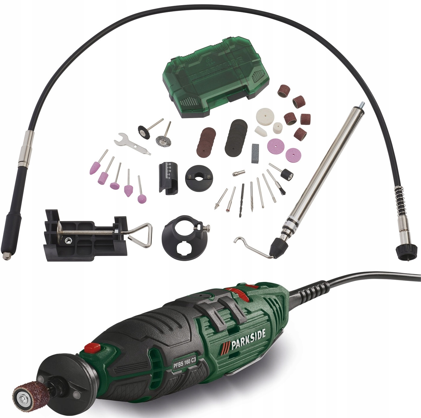 Precyzyjna wiertarko-szlifierka Pfbs 160 B2 160 z akcesoriami