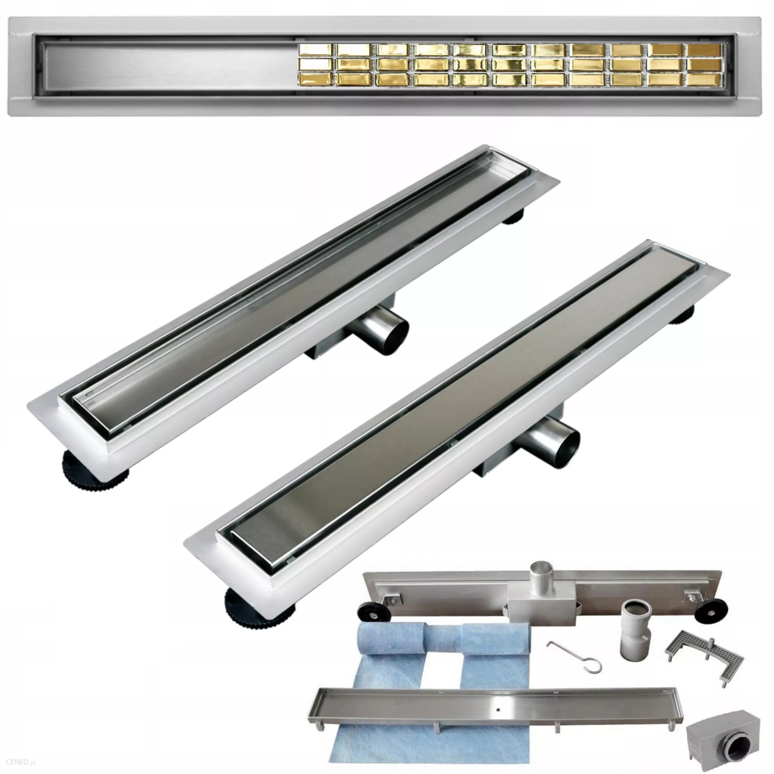 ODPŁYW LINIOWY 120cm DWUSTRONNY PANEL BALNEO