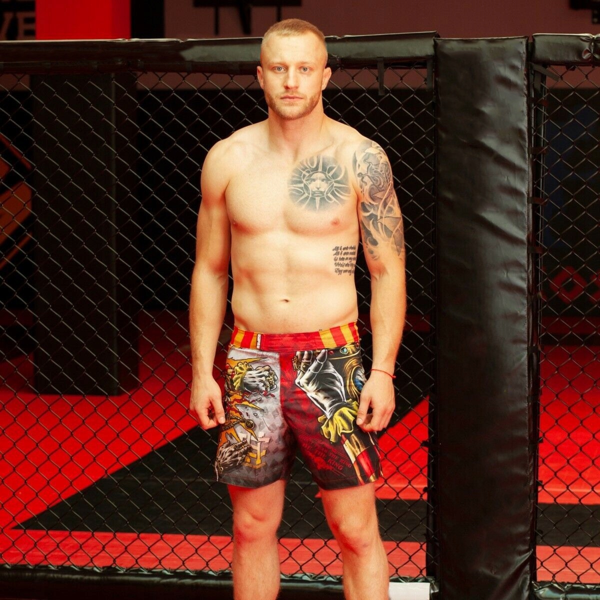 Spodenki MMA KILLER CARDS 2 RED S Extreme Hobby Marka Extreme Hobby
