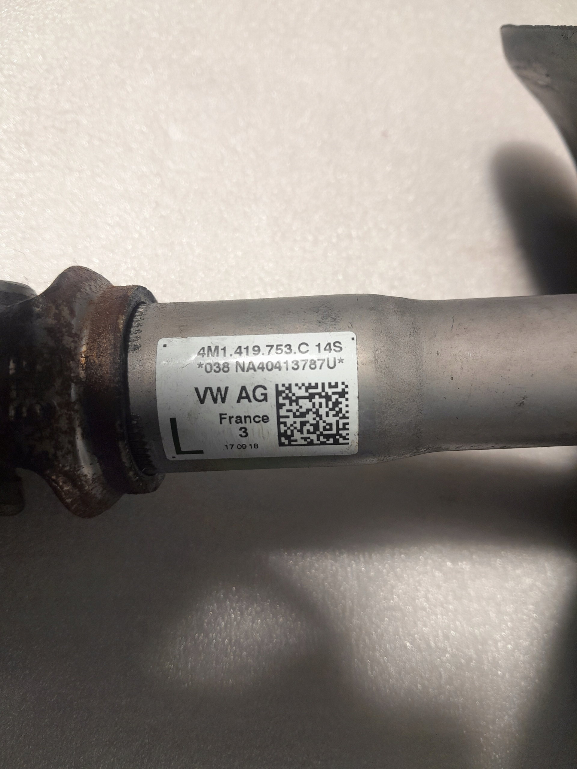AUDI Q8 4M Spurstange der Lenksäule lenkrad 4M1419753C
