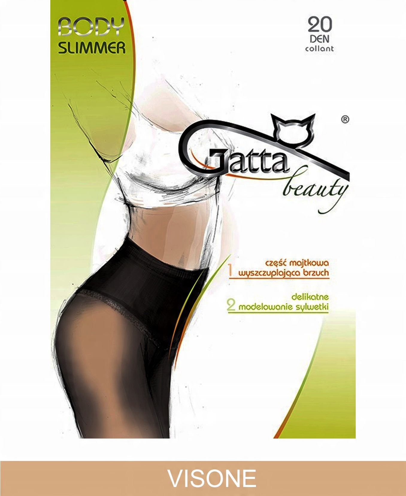 

Gatta Body Slimmer 20 Rajstopy dam./4-L/Visone