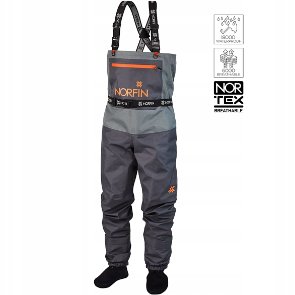 Norfin Wodery Pilot Stockingfoot Gray Rozmiar XL