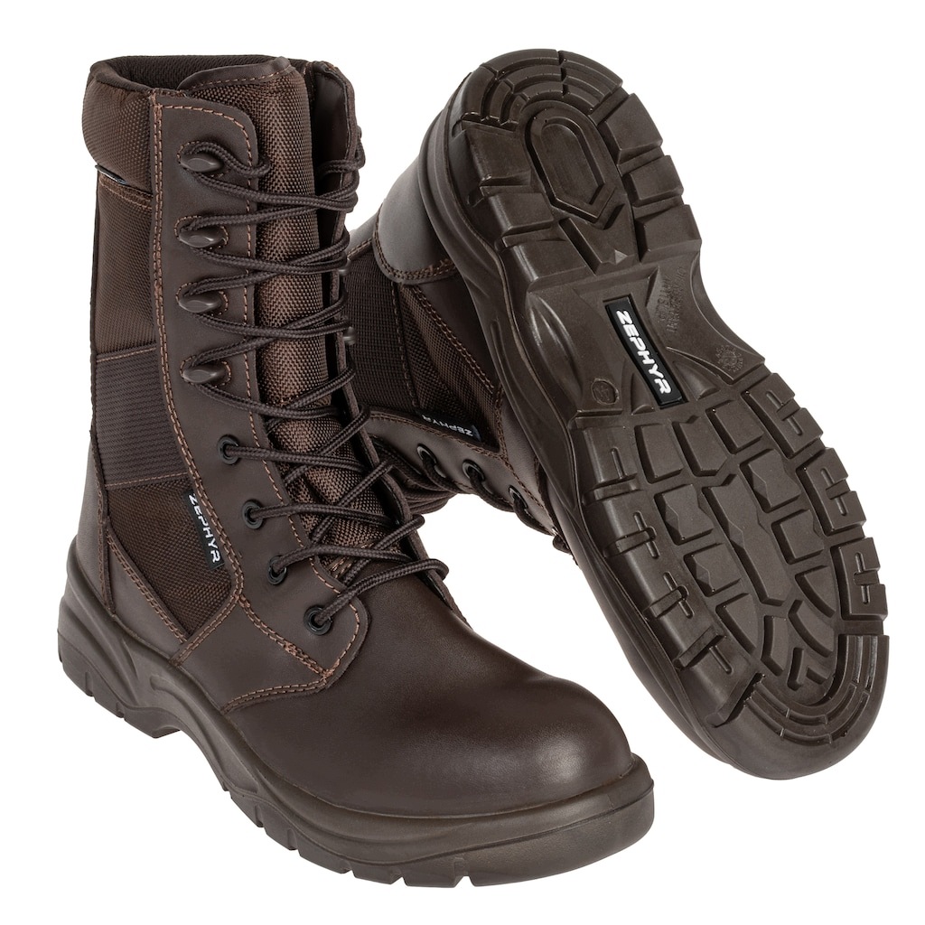 Buty wojskowe taktyczne wysokie męskie Zephyr Grom ZX07 Brown 37