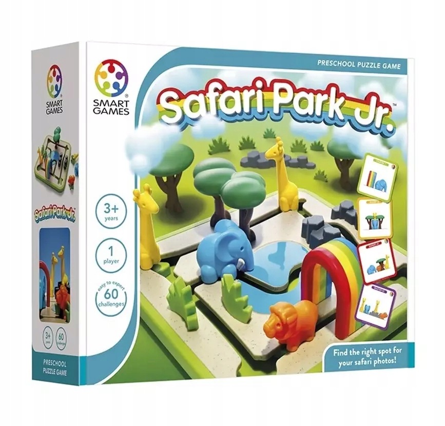 Smart Games Safari Park Jr Eng Gra Logiczna Gra Dla Dzieci Iuvi Games
