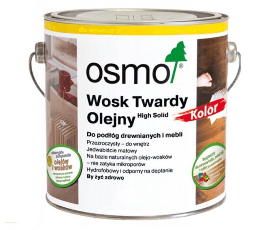 Osmo 3041 Wosk Twardy Olejny Surowe Drewno 2,5L Efekt Surowego Drewna