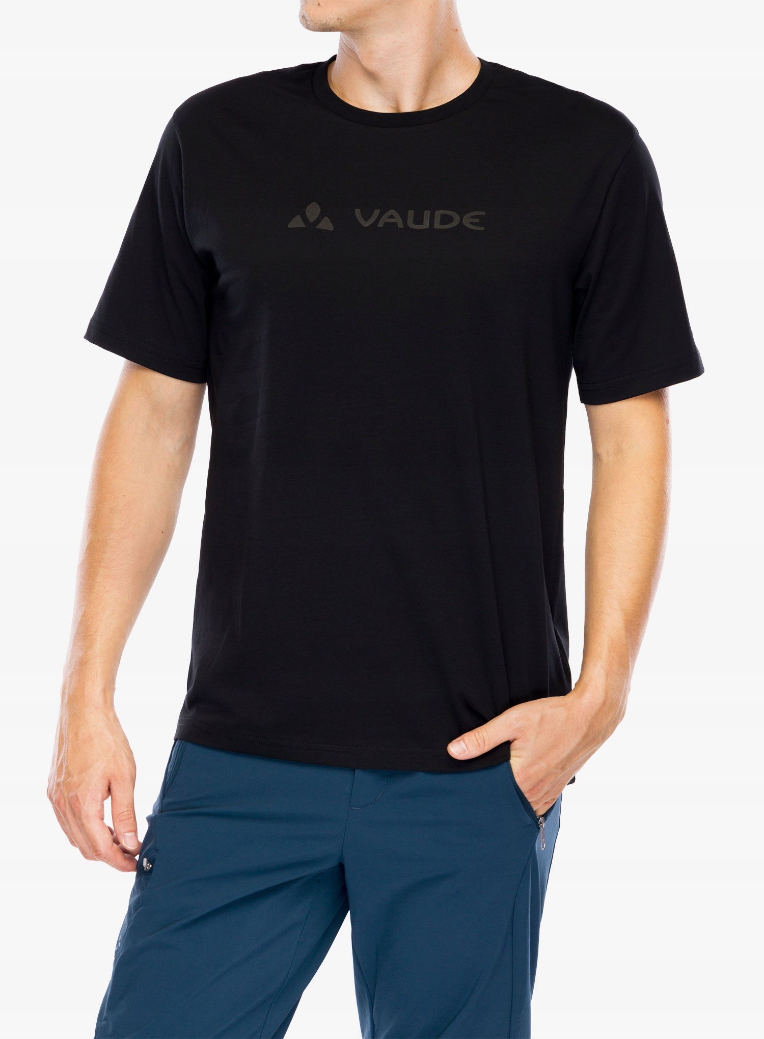 Bavlněné Tričko Vaude Logo T-Shirt II černé XL