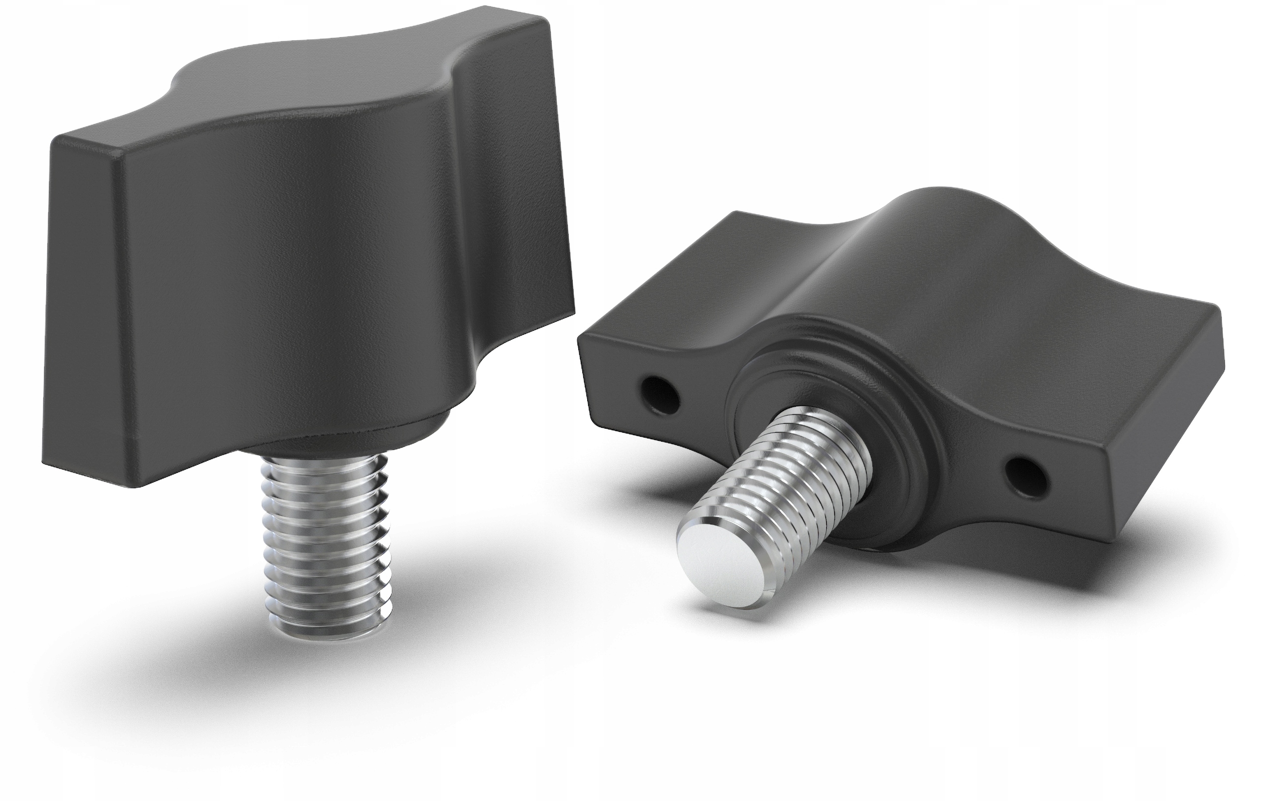 ŚRUBA MOTYLKOWA SKRZYDEŁKOWA POKRĘTŁO M8x15 OCYNK MOTYLEK