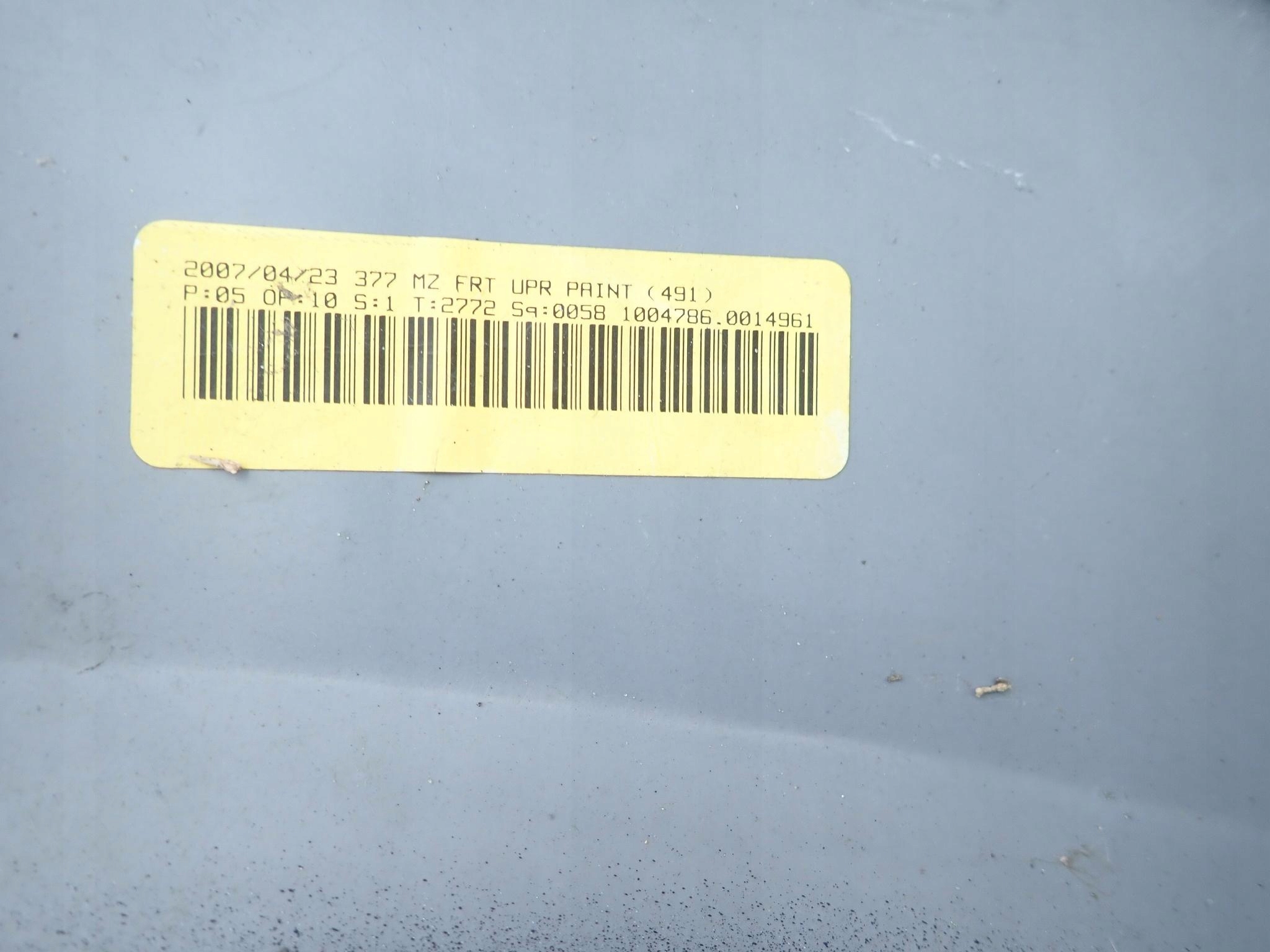 MAZDA TRIBUTE II 2 07-11 bumper front front