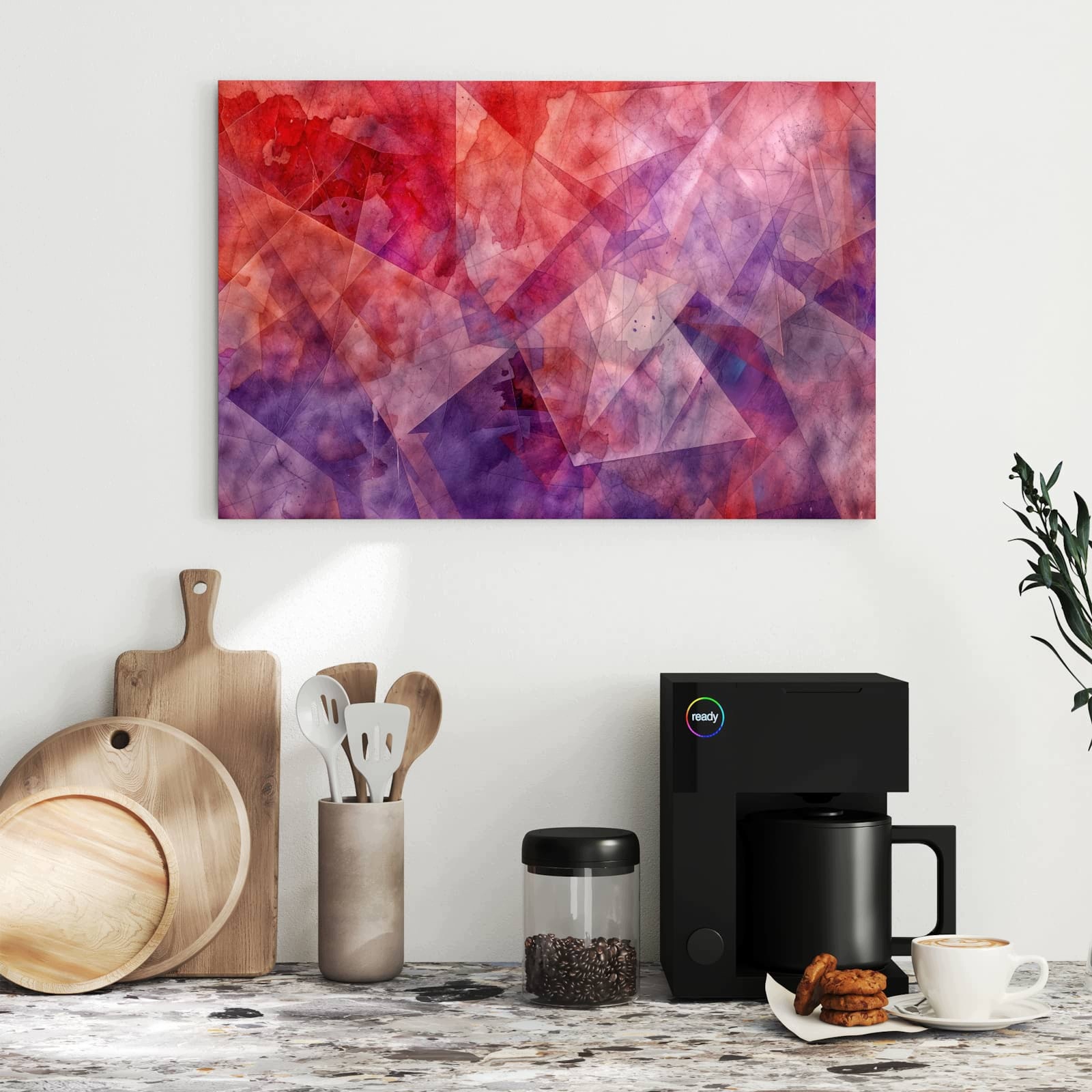 Magnetická tabule Abstraktní Forma umění 60 × 40 cm