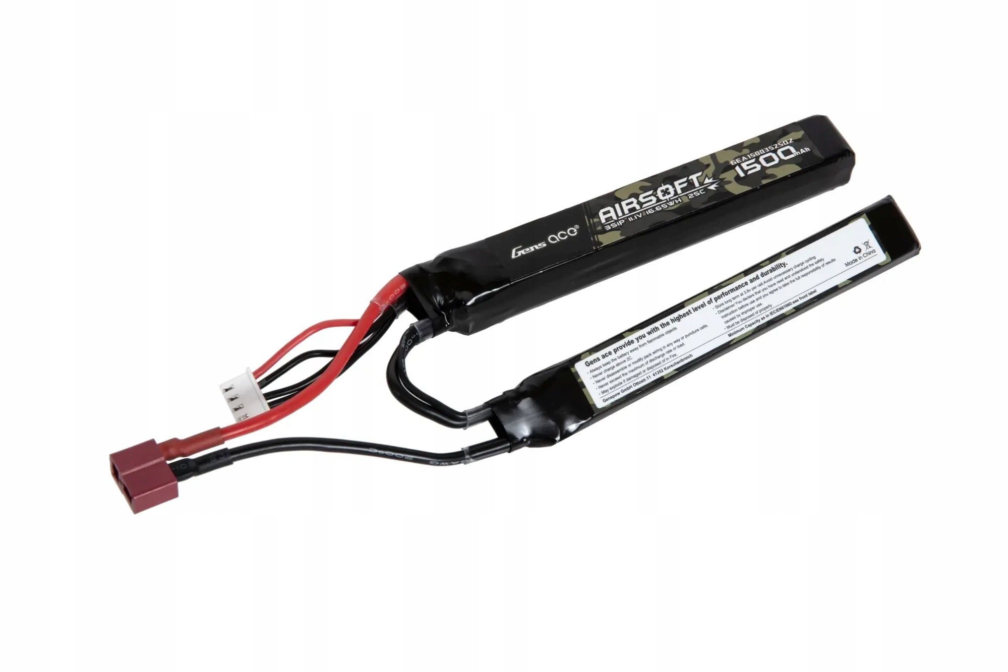 Akumulator Li-Po Gens ace 25C 1500mAh 3S1P 11.1V nunchuck
