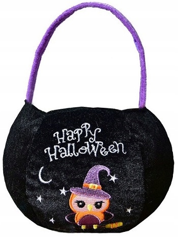 TOREBKA MINI KOSZYK WOREK NA CUKIERKI HALLOWEEN