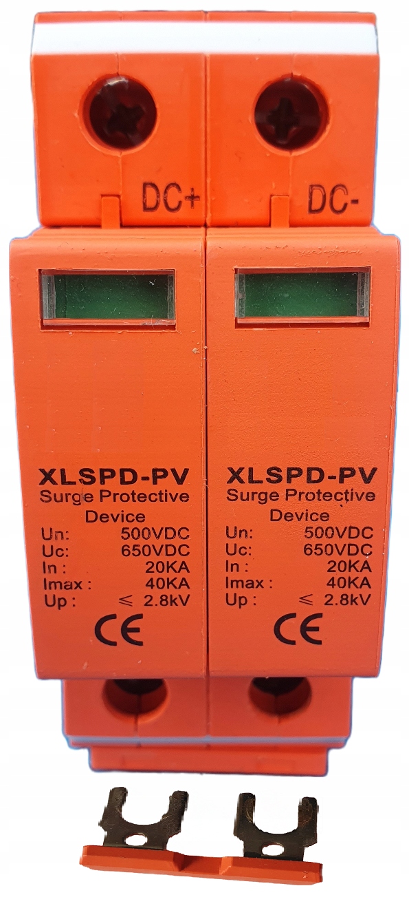 

Ogranicznik Przepięć Pv 500V DC 2P Fotowoltaika