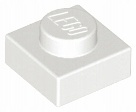 

Lego 3024 płytka 1x1 biały 10 szt Nowy