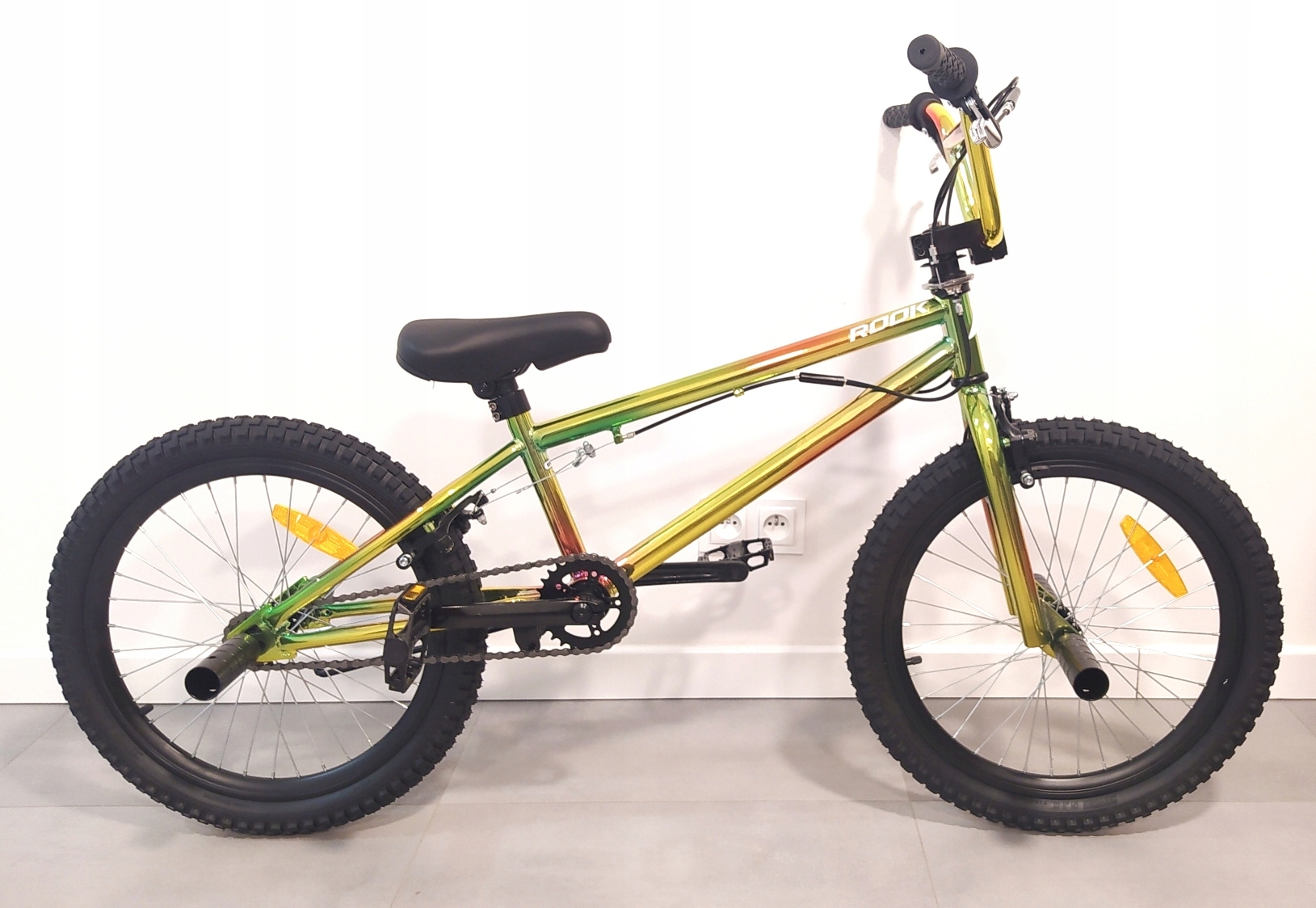 Rower BMX RK L60 20,5 + Rotor 360+Pegi (rysa na kierownicy)