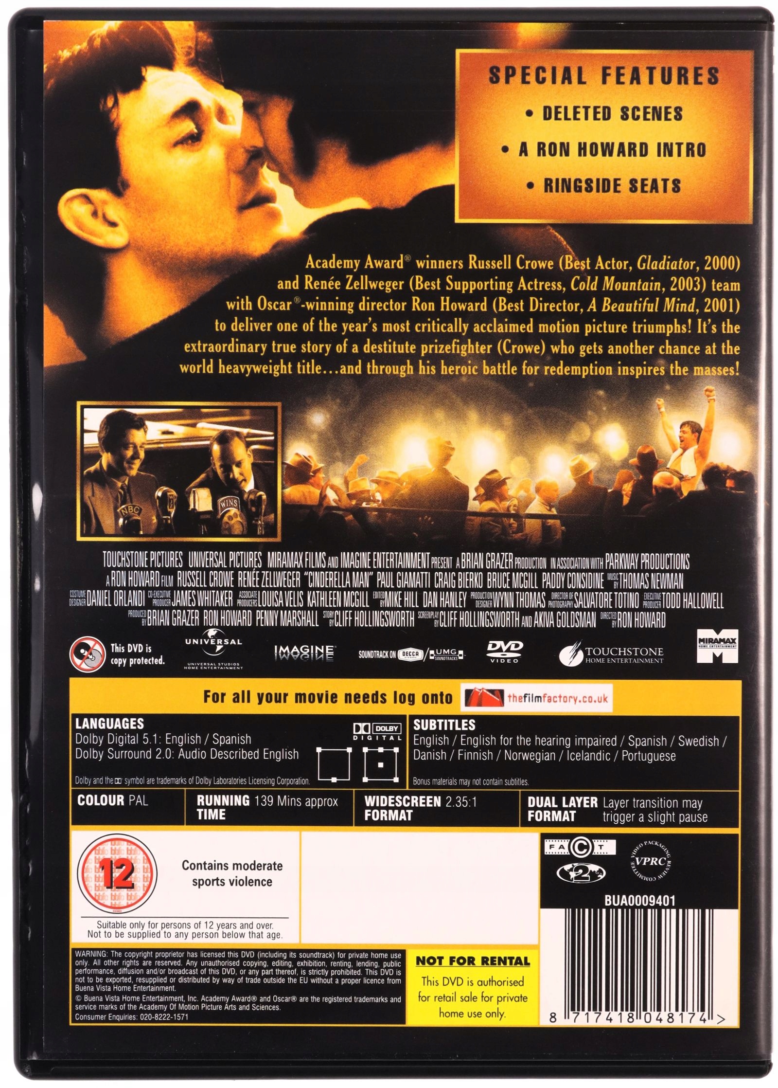 CINDERELLA MAN płyta DVD 16756889978 - Sklepy, Opinie, Ceny