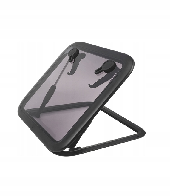 Luk Pokładowy Aluminiowy Czarny Seaflo 507x507 mm Okno Jacht Łódź Kamper